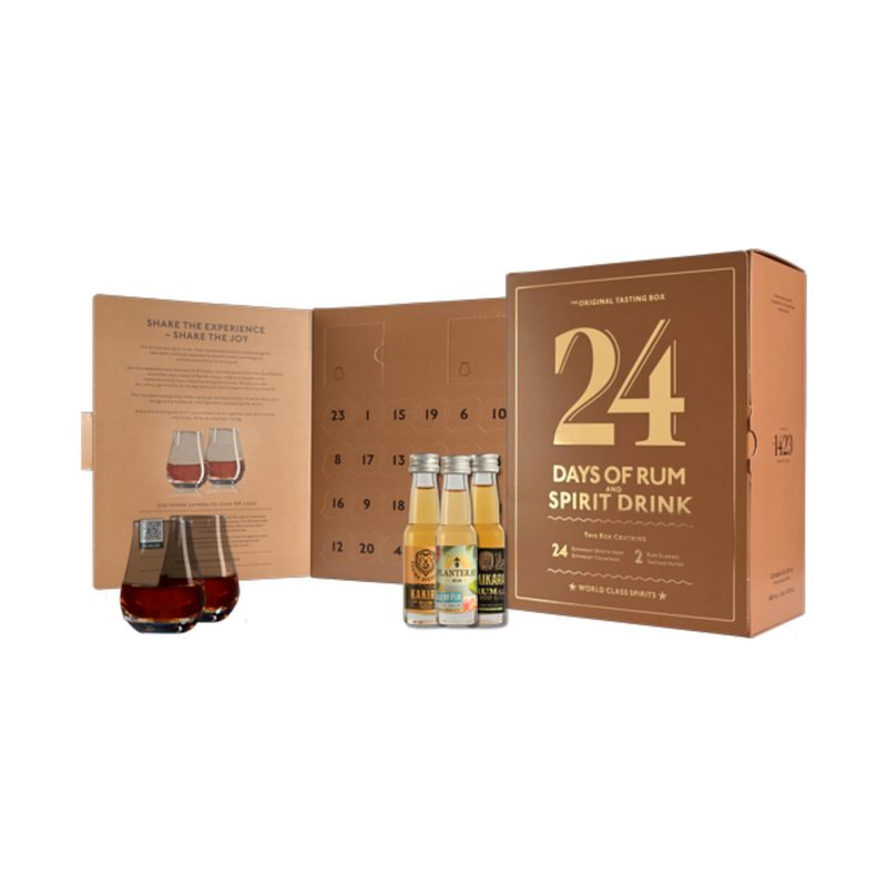24 Days Of Rhum Tasting Box Edition 2025 24x2cl + 2 Glasses
