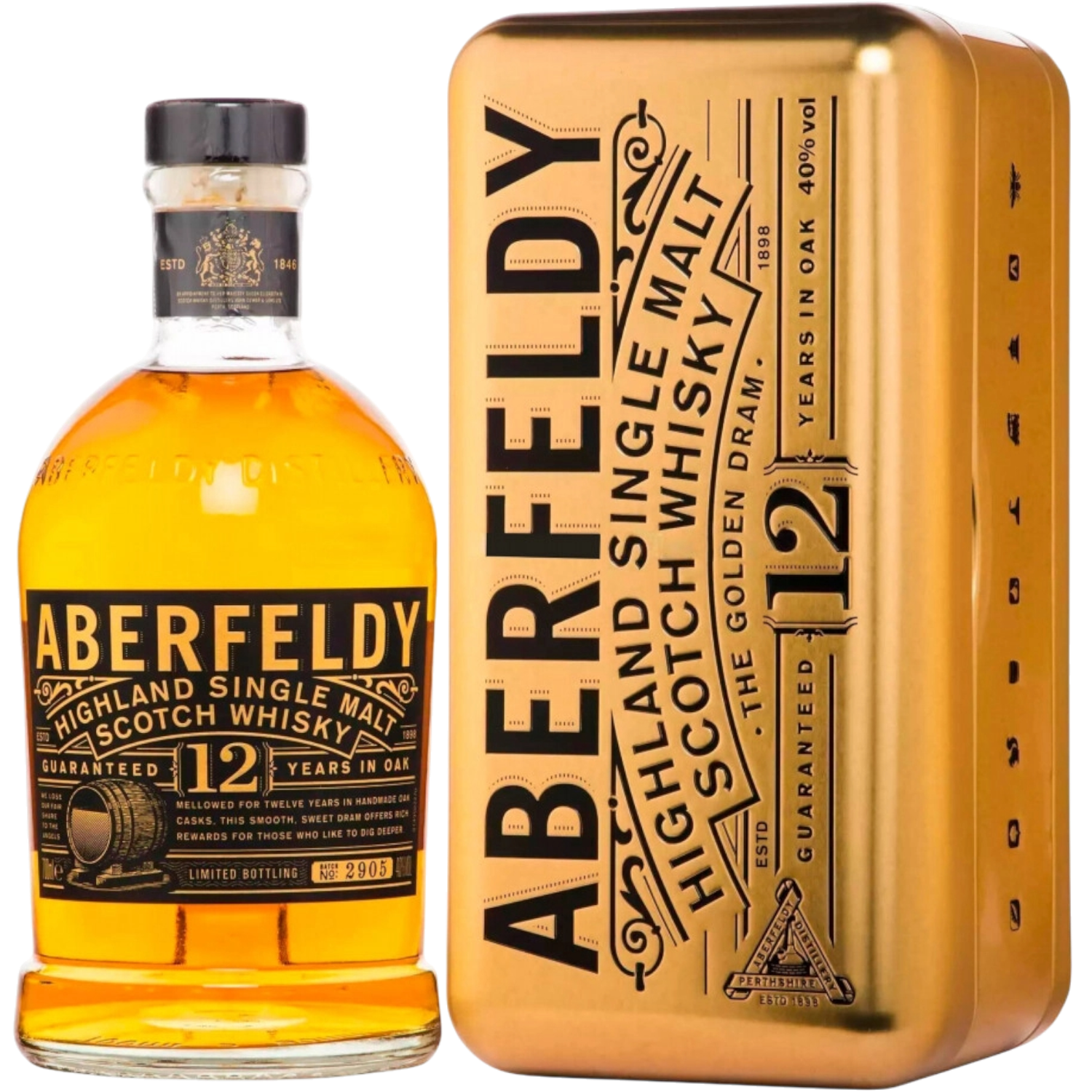 Whisky Aberfeldy 12Y 40° - 0,7L