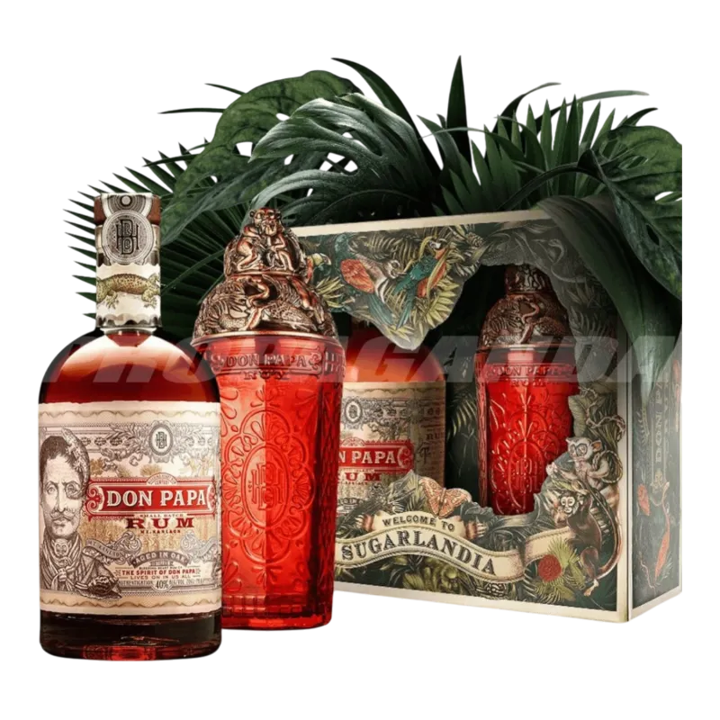 Don Papa Gift + Shaker 40° - 0,7L