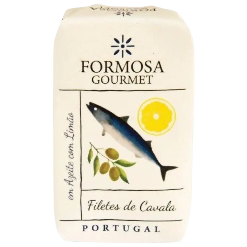 Formosa Gourmet makreelfilets olijfolie citroen 120g