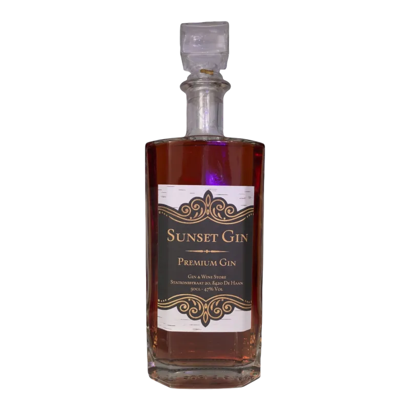Sunset gin blackberry ( rood ) 47° - 0.5L
