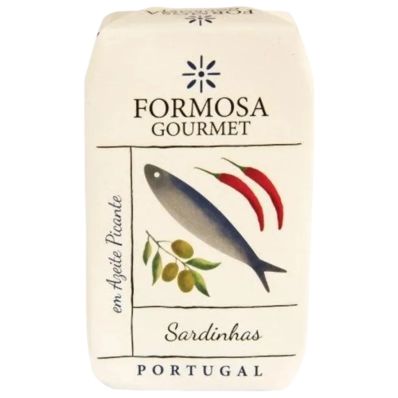 Formosa sardines olijfolie chili 110g