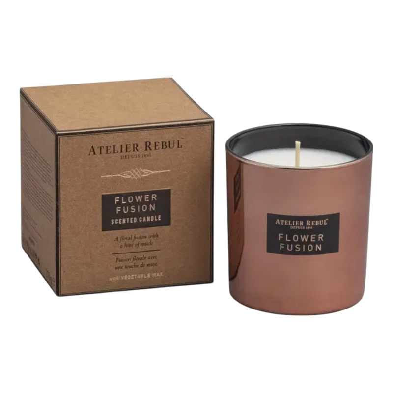 ATELIER REBUL FLOWER FUSION SCENTED CANDLE 210 GR NEW