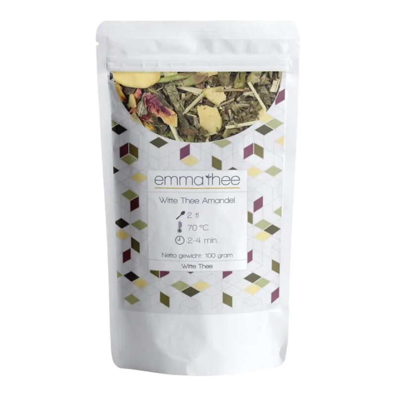 Witte thee Amandel 100 gram