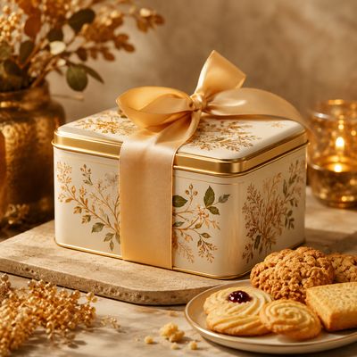 Biscuit tins and gift boxes