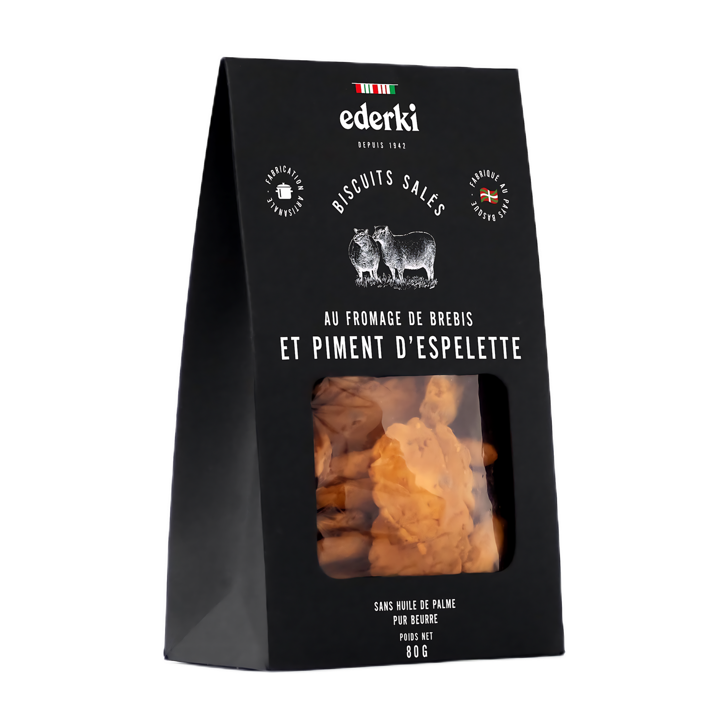 Biscuits au fromage de brebis et piment d'Espelette