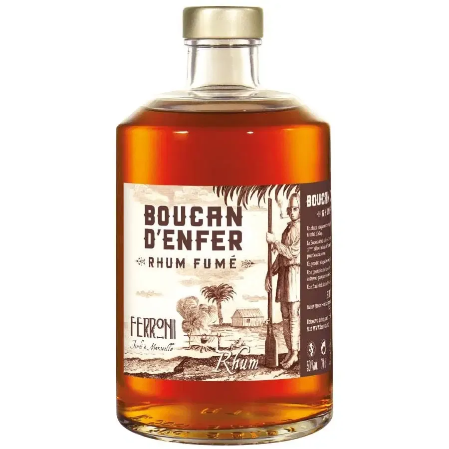 Boucan D’enfer rhum ferroni 0.7L