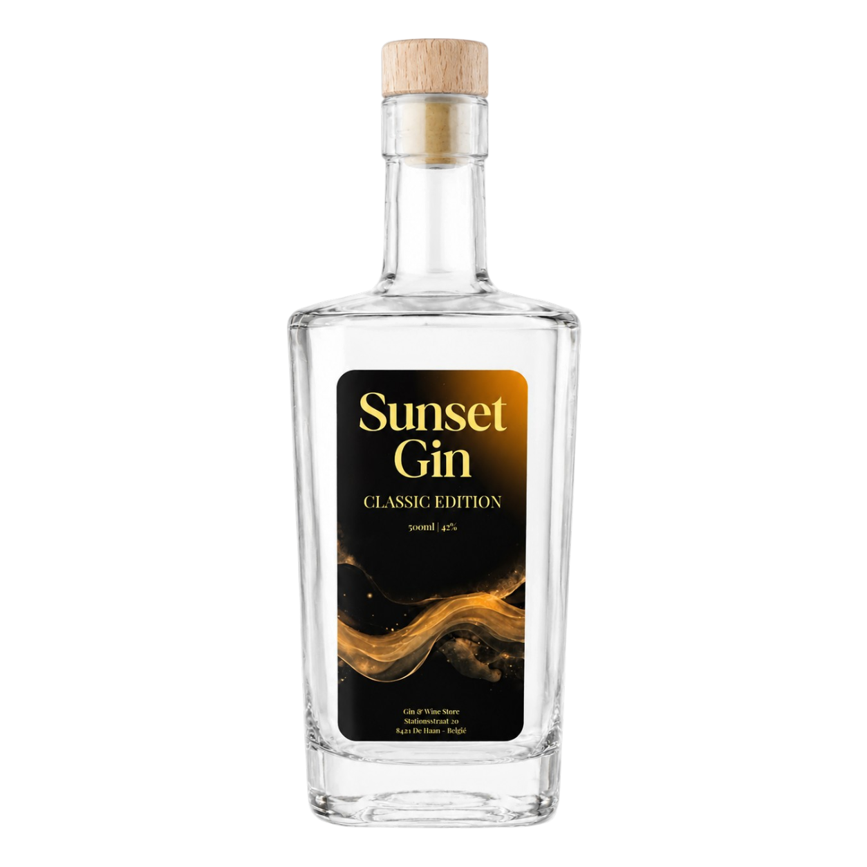 Sunset gin classic edition ( wit ) 47° - 0.5L