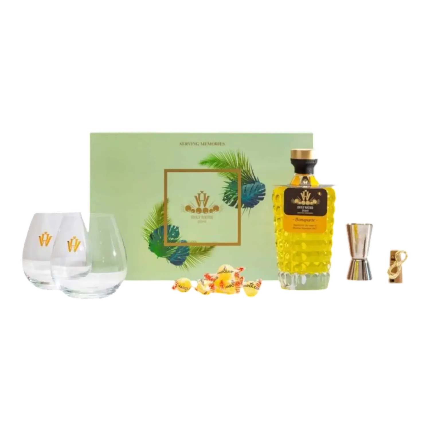 Giftbox Fortitudo Bonaparte Gin 40° - 0,5L