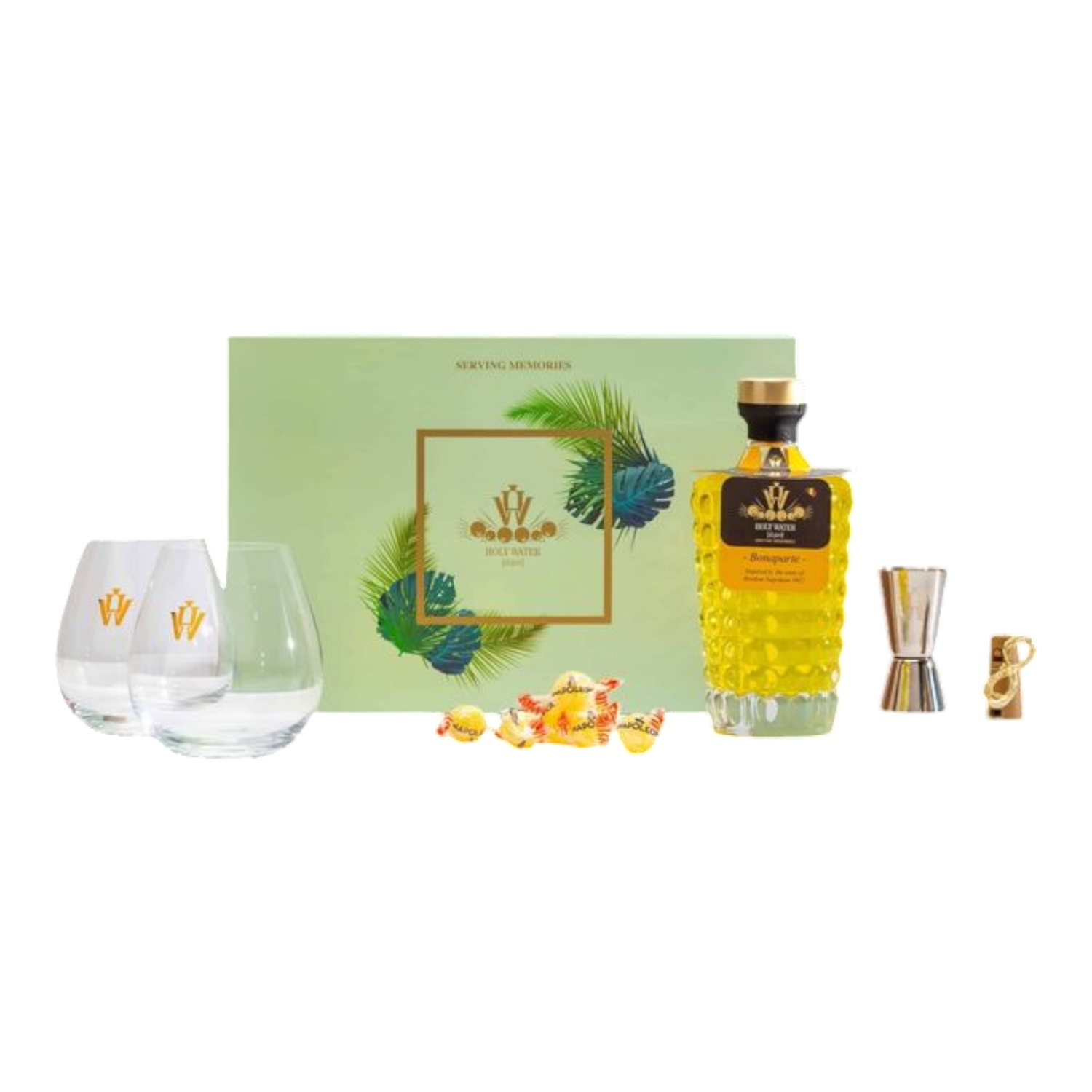 Giftbox Fortitudo Bonaparte Gin 40° - 0,5L