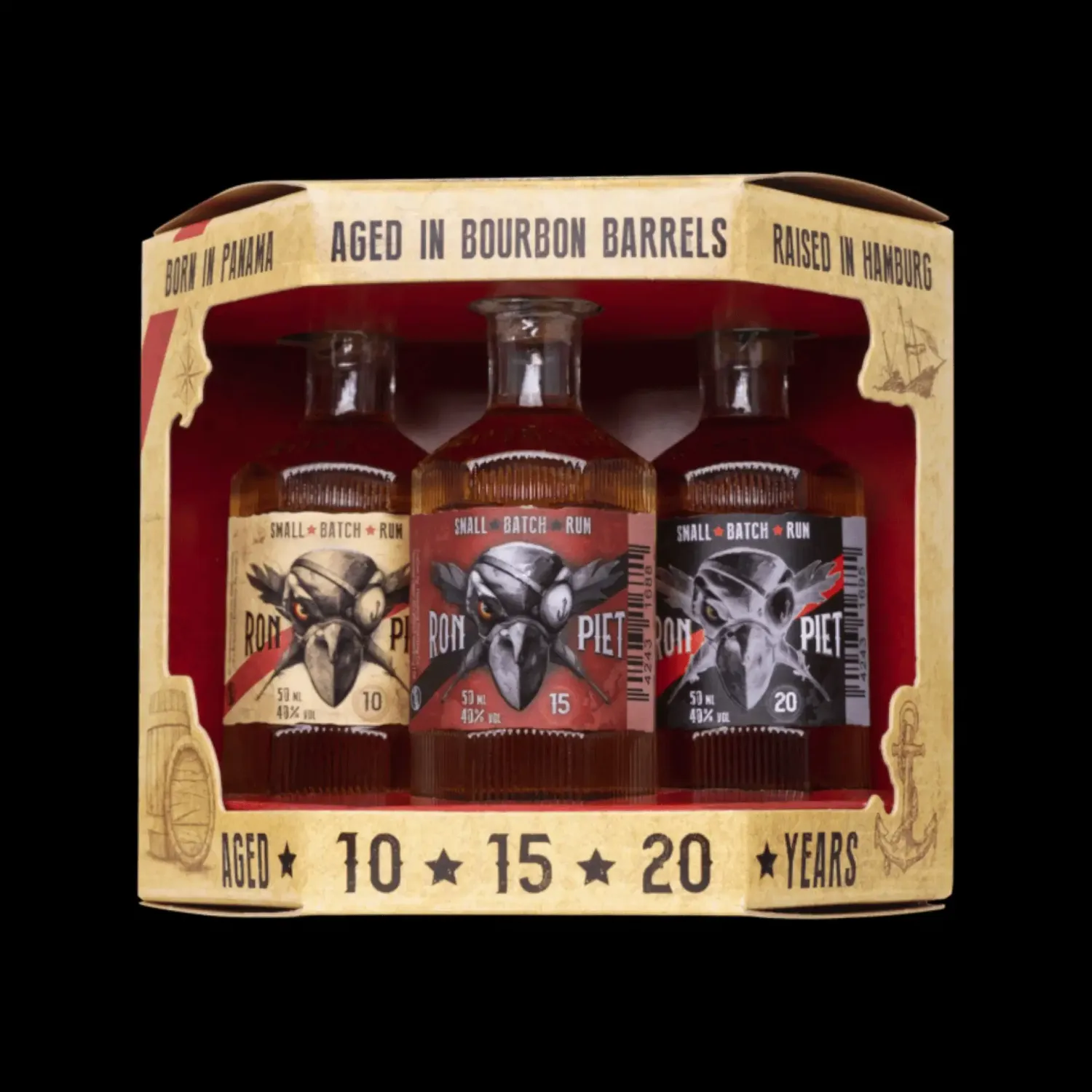 Ron Piet 3 Generations Premium Xo Rum Mini 3x50ml