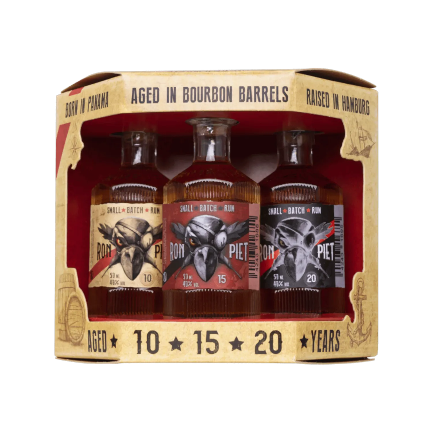 Ron Piet 3 Generations Premium Xo Rum Mini 3x50ml
