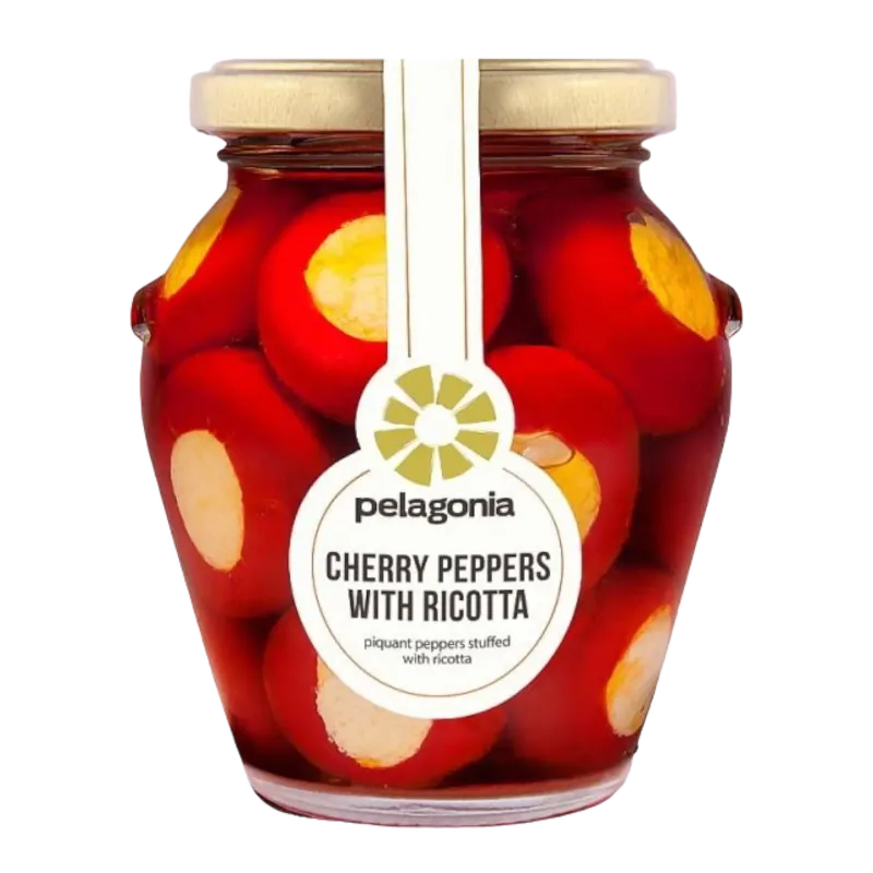 Pelagonia Cherry Peppers With Ricotta 280g