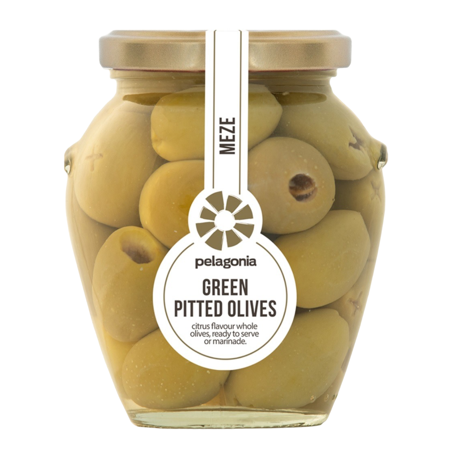 Pelagonia Green Pitted Olives 300g