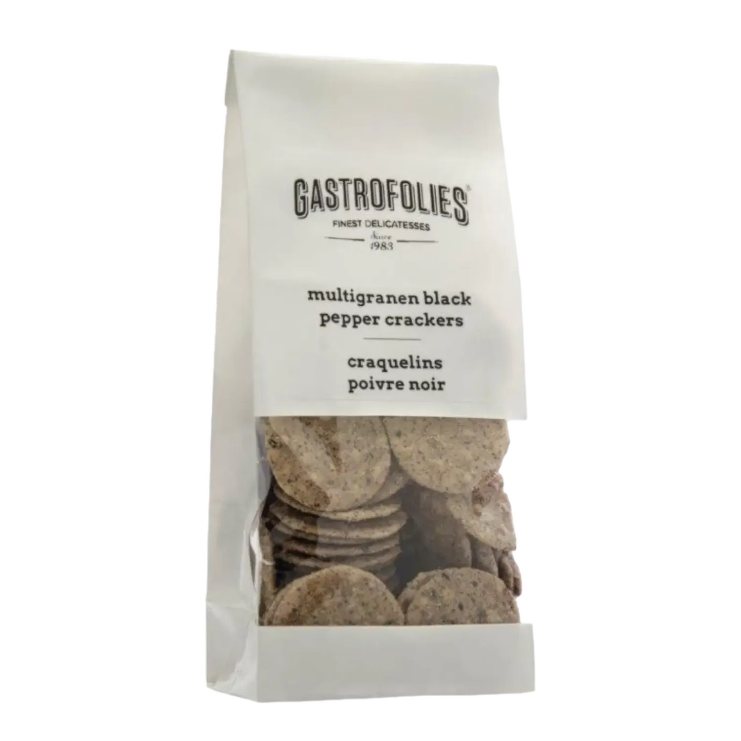 Gastrofolies Multigrain Black Pepper Crackers 60g