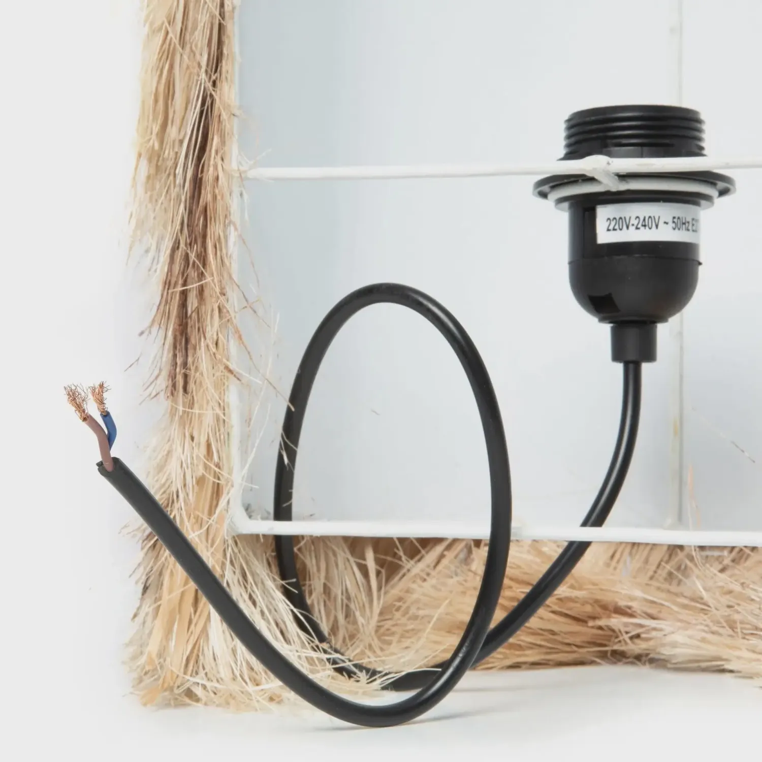 The Abaca Aplique Wall Lamp - Natural