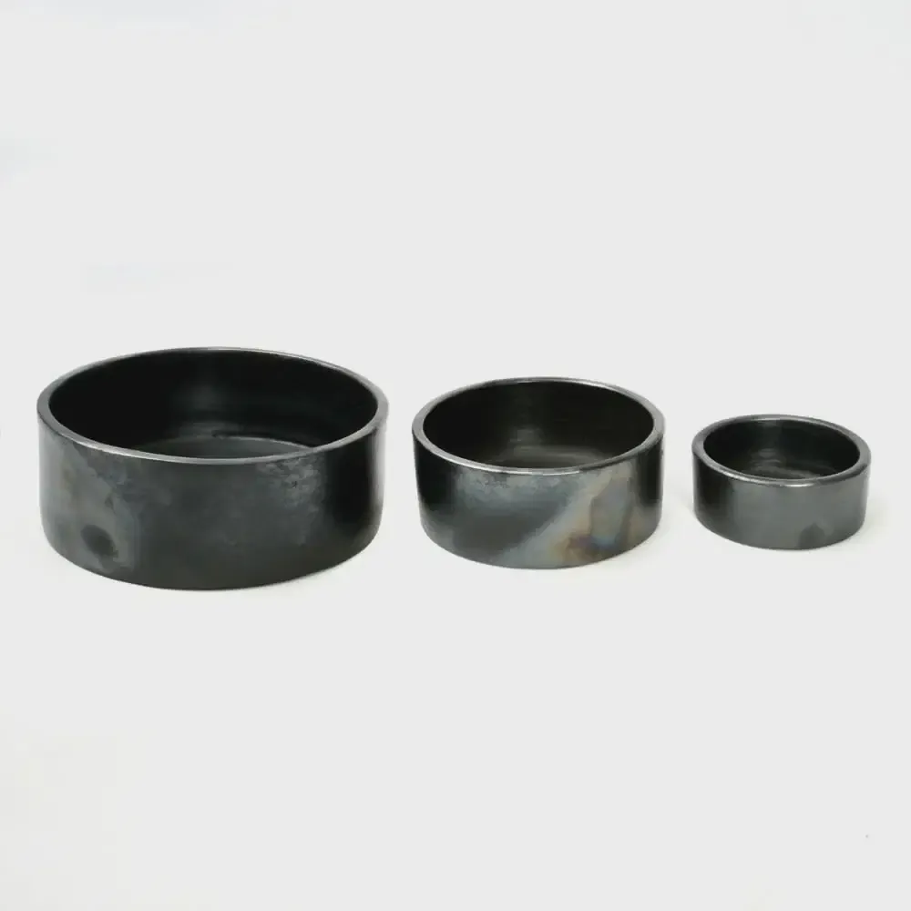 The Burned Cylinder Dish - Black