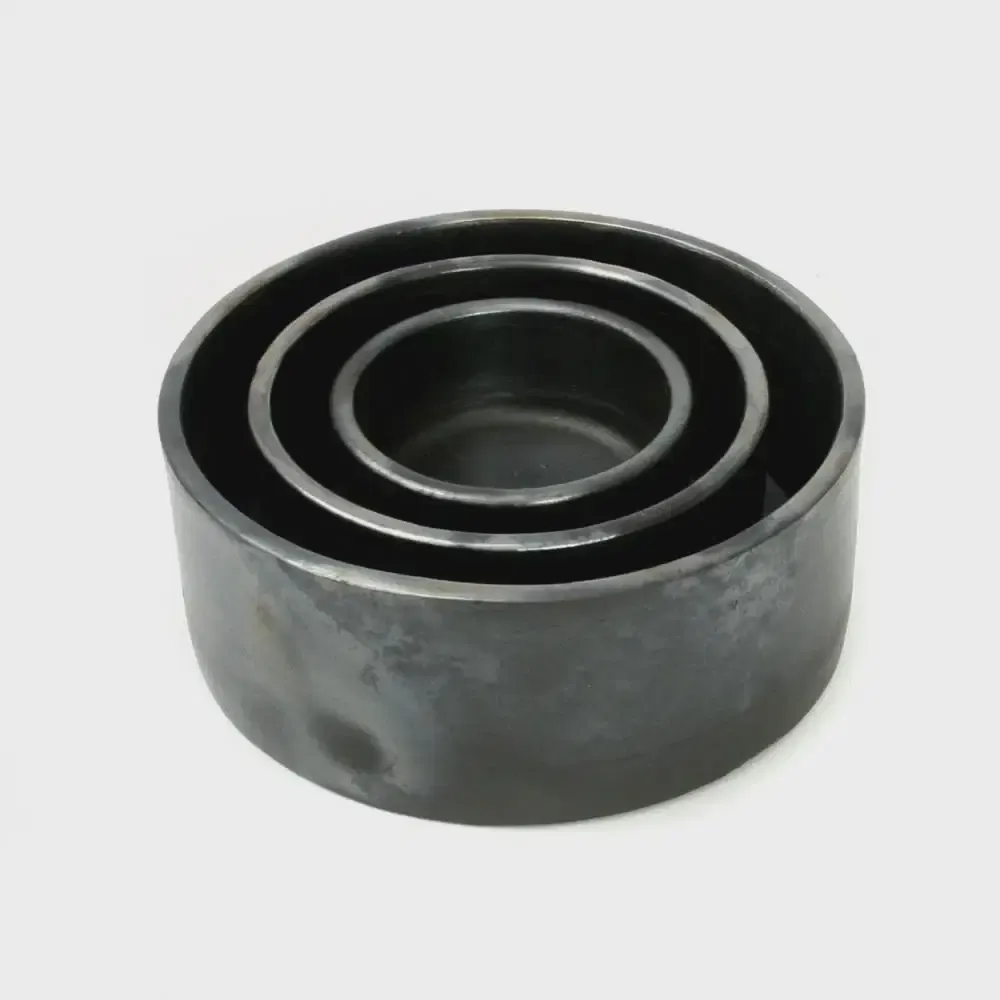 The Burned Cylinder Dish - Black