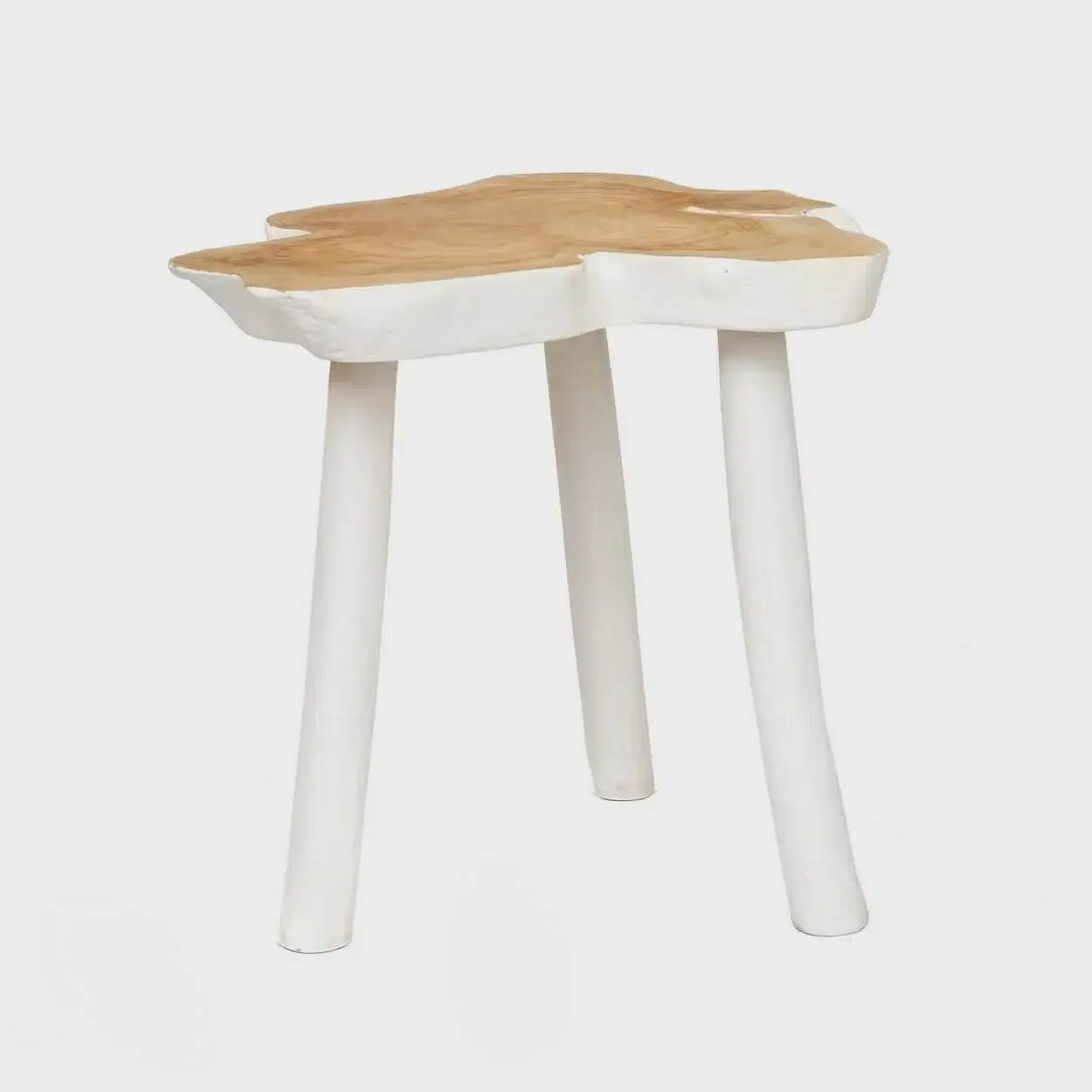 The Organic Side Table - Natural White