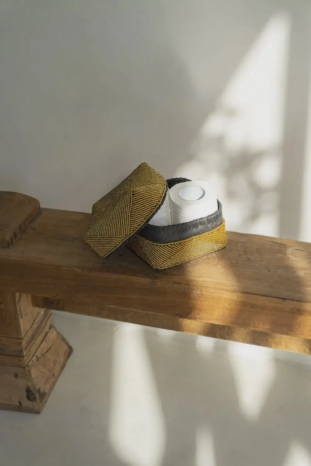 The Beaded Basket - Gold - SET3