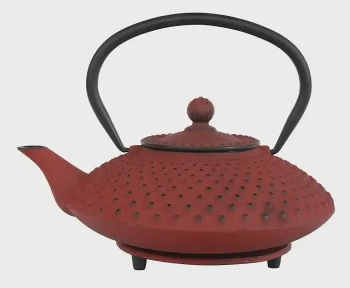 Kambin teapot 1,25 ltr, Japans rood