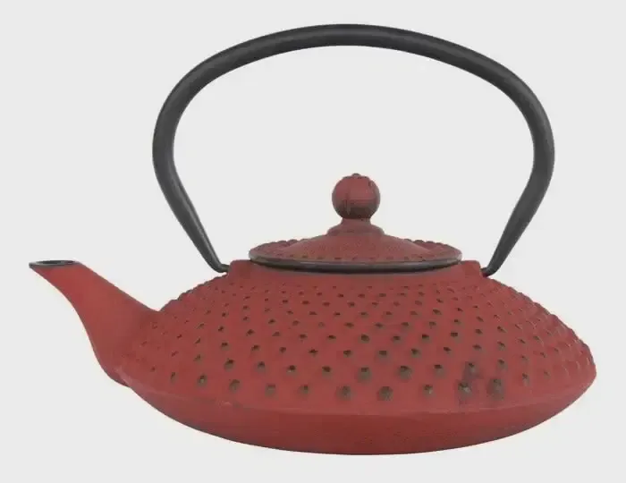Kambin teapot 1,25 ltr, Japans rood