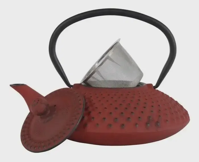 Kambin teapot 1,25 ltr, Japans rood