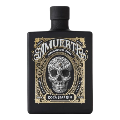 Amuerte cocoa leaf gin black edition 43° - 0.7L