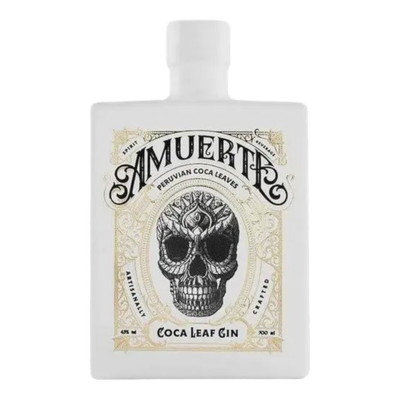 Amuerte cocoa Leaf gin white edition 43° - 0,7L