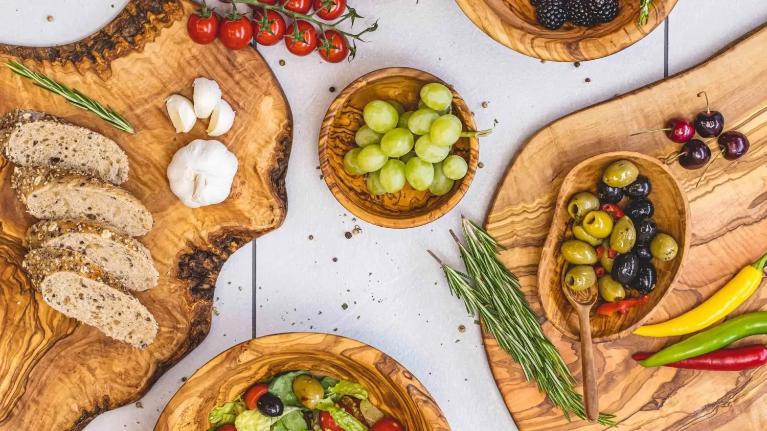 Jay Hill Serveerplank XL Tunea - Olijfhout - 55 - 64 cm