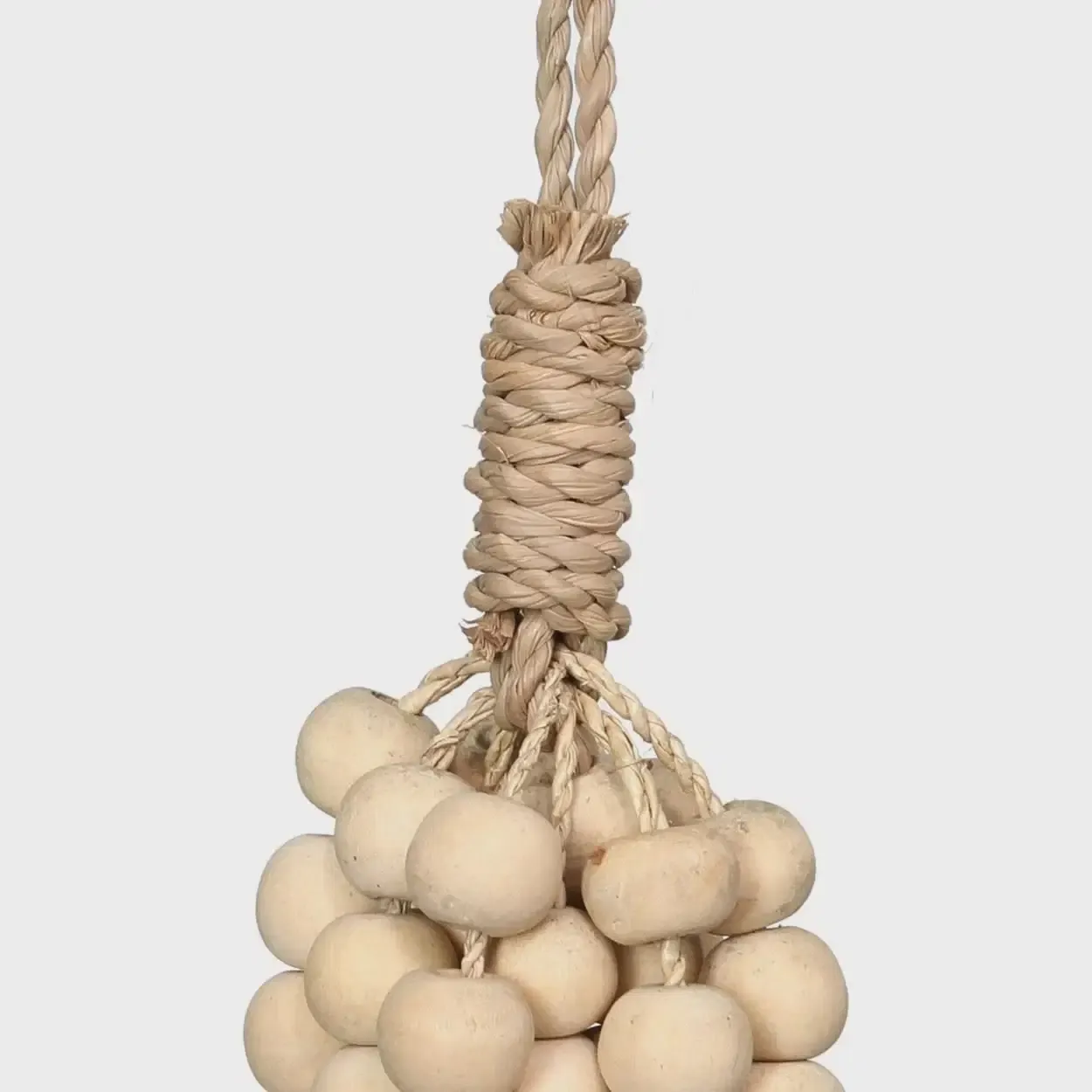 The Wooden Beads Tassel - Natural