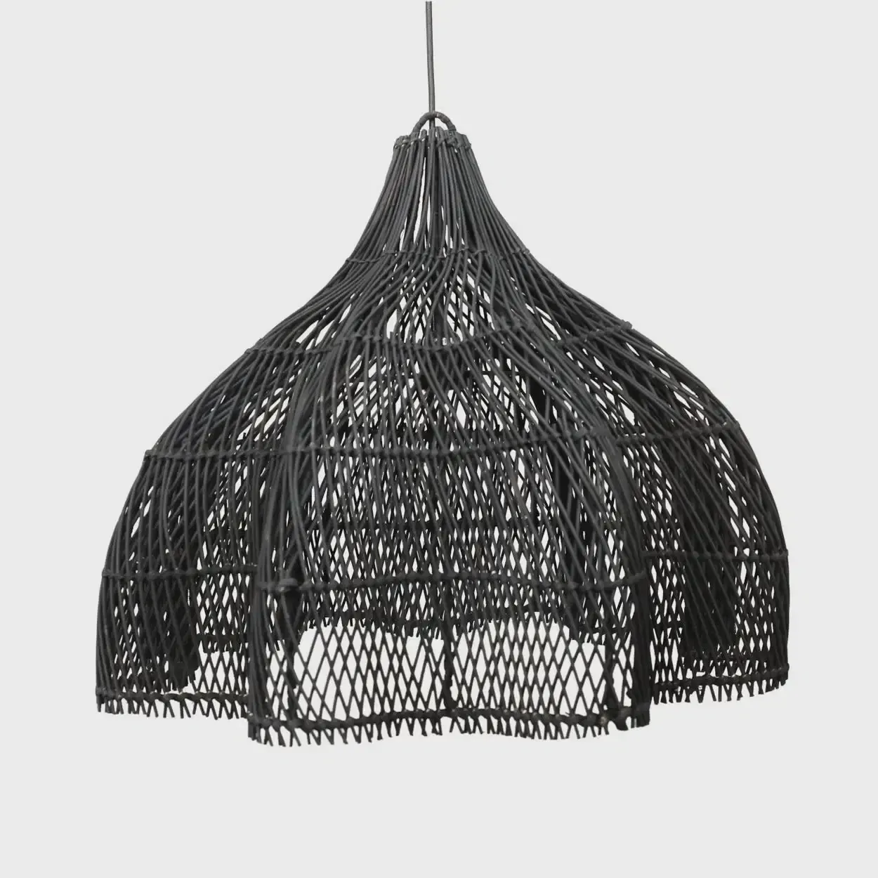 The Whipped Pendant - Black - M