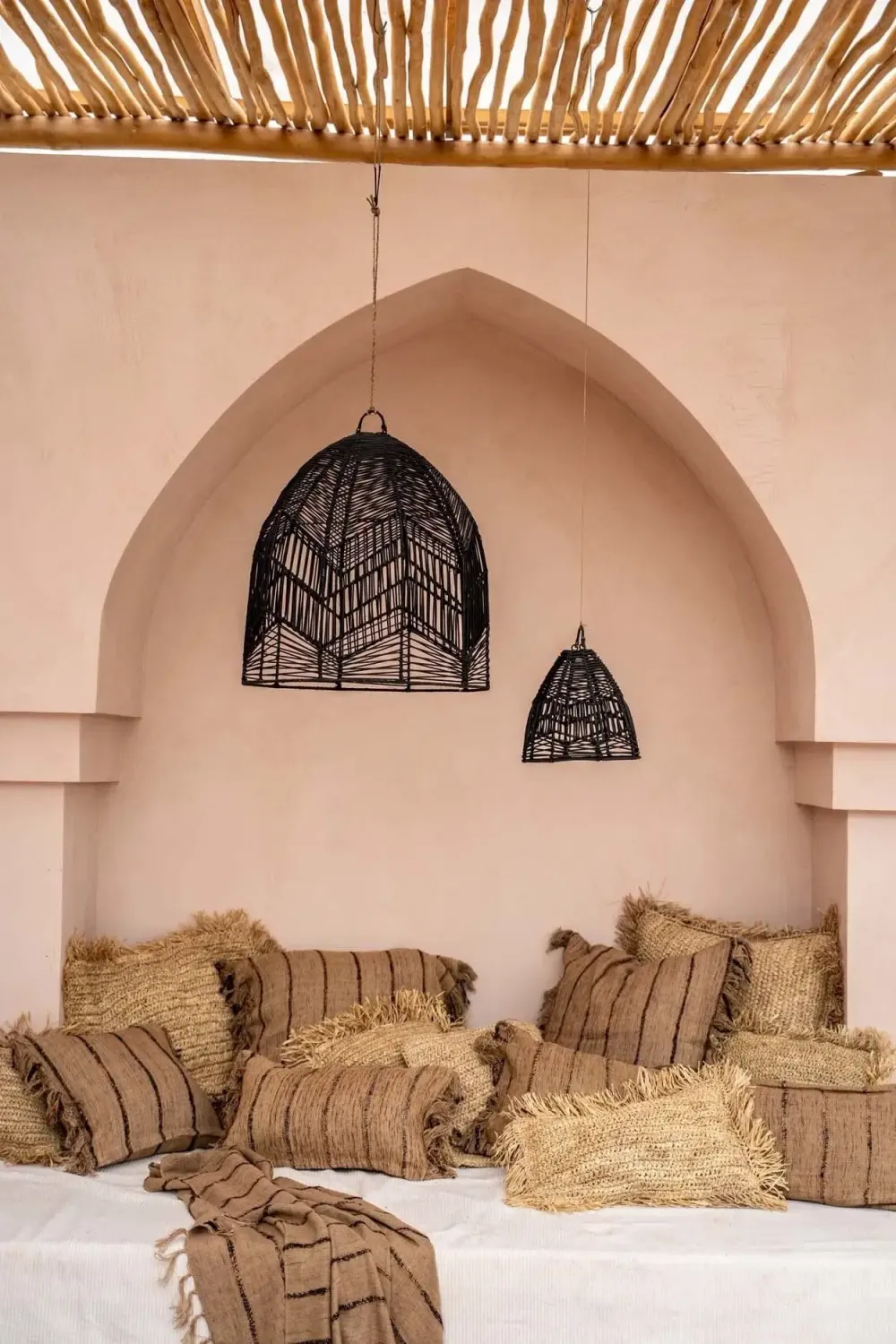 The Oh My Gee Cushion Cover - Beige Black