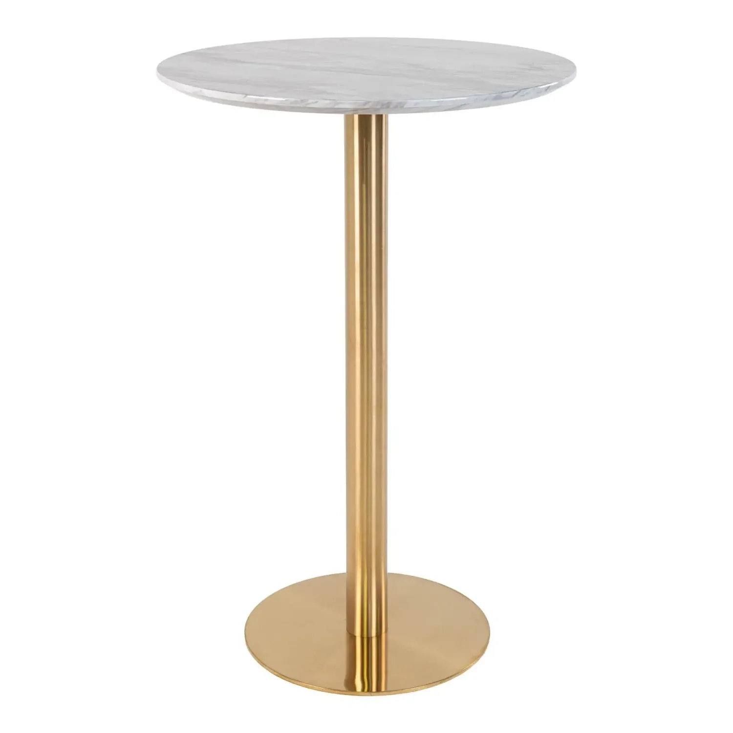 Bolzano Bar Table brass base