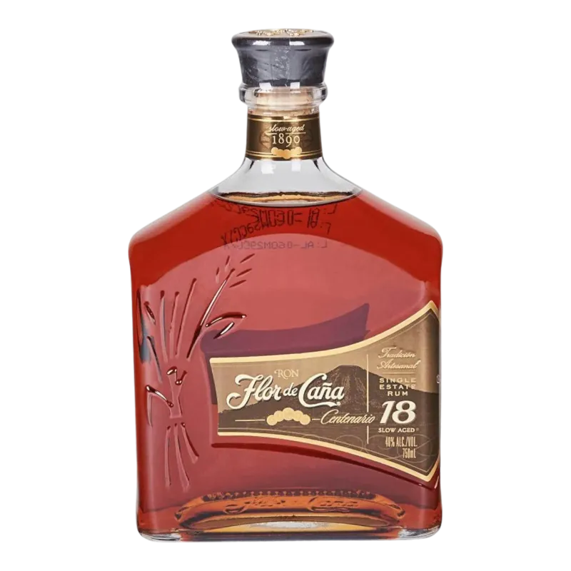 Rum Flor de Cana centenario gold 18 jaar 40° - 0.7L
