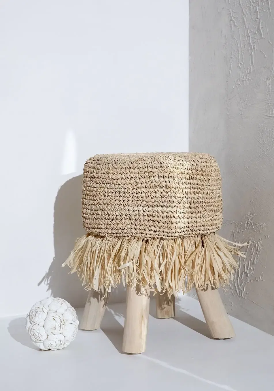 The Flower Shell Ball - White - L