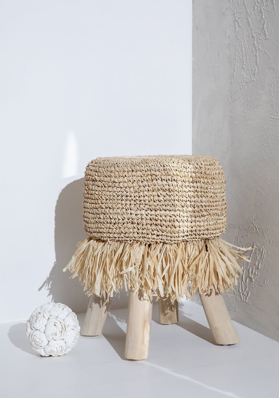 The Flower Shell Ball - White - L