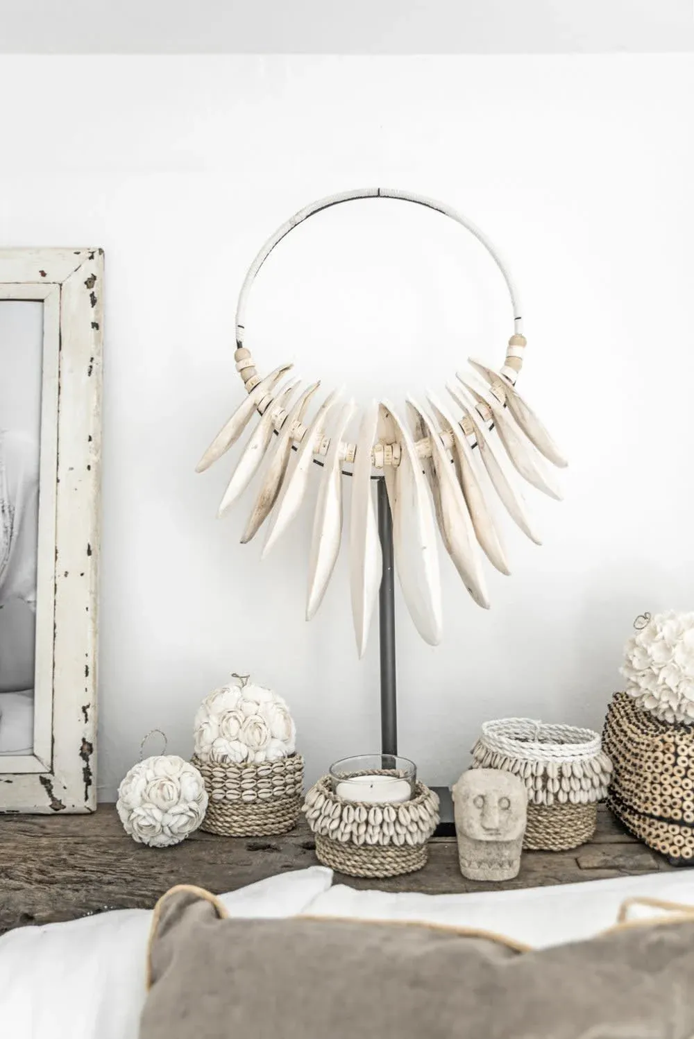 The Rose Shell Ball - White - L