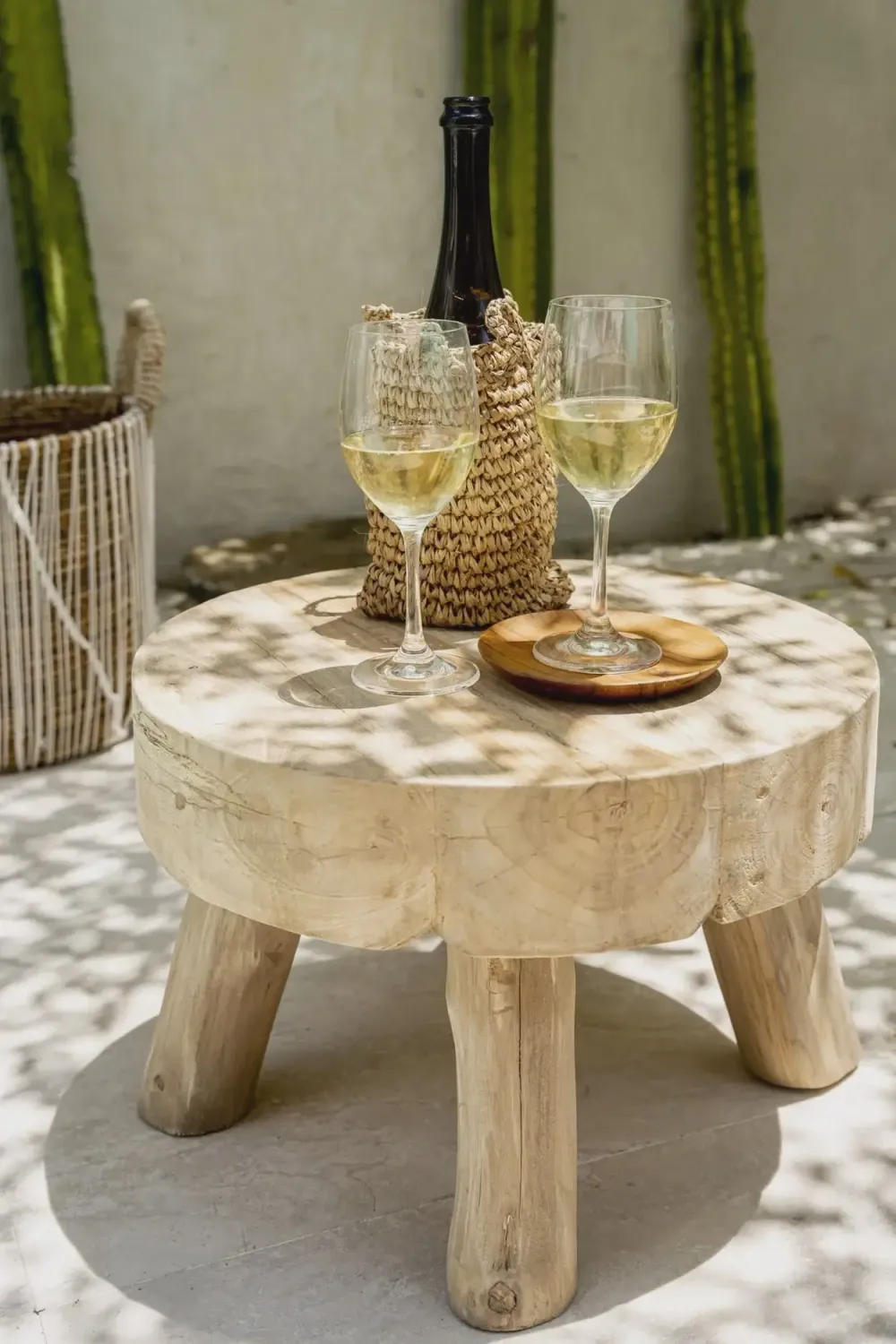 The Teak Root Round Plate - XS