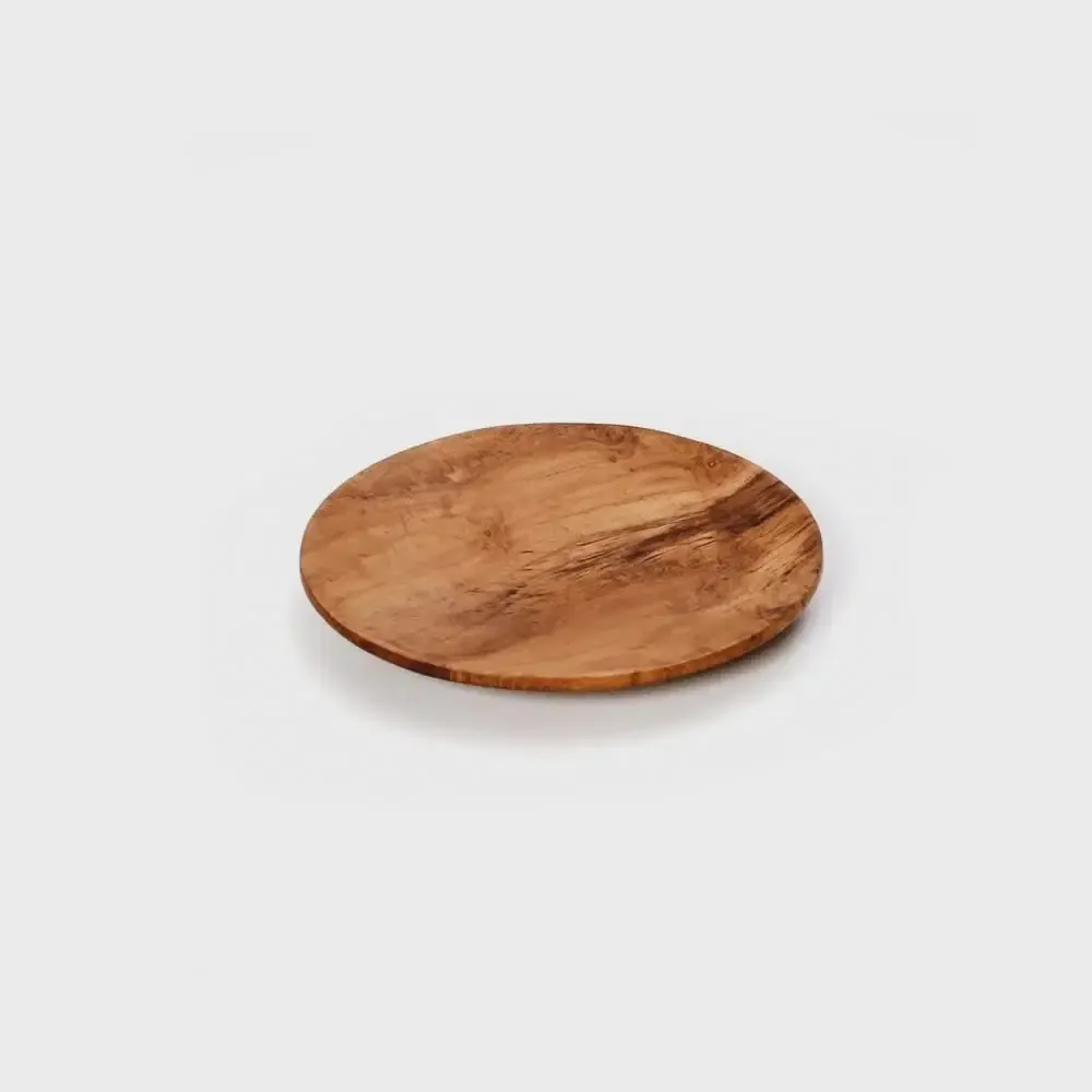 The Teak Root Round Plate - XS