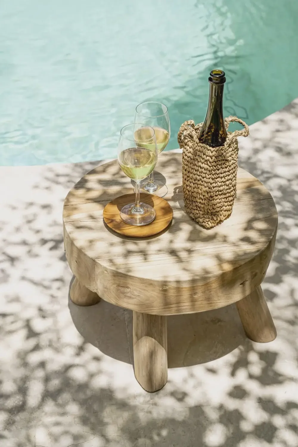 The Teak Root Round Plate - XS