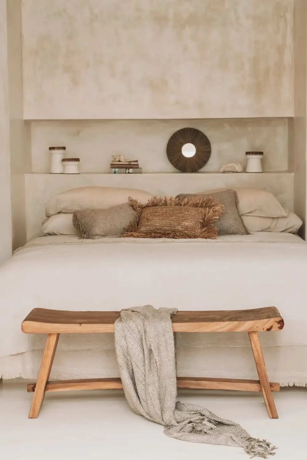 The Alang Alang Mirror - Natural -  S