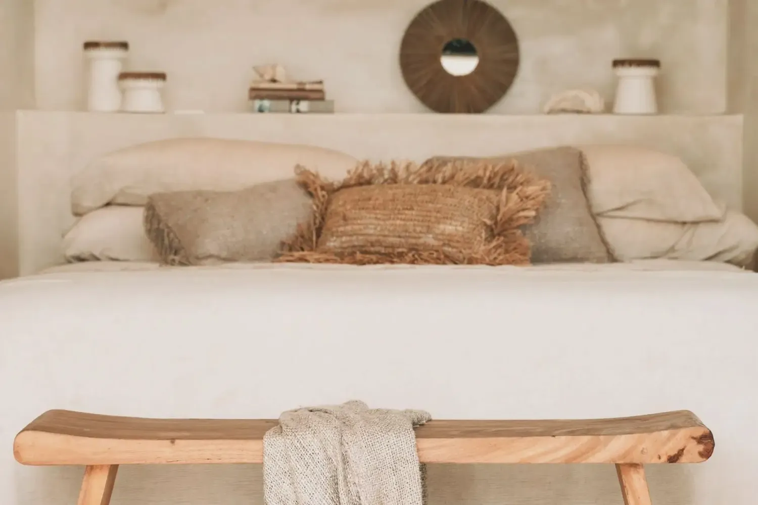 The Alang Alang Mirror - Natural -  S