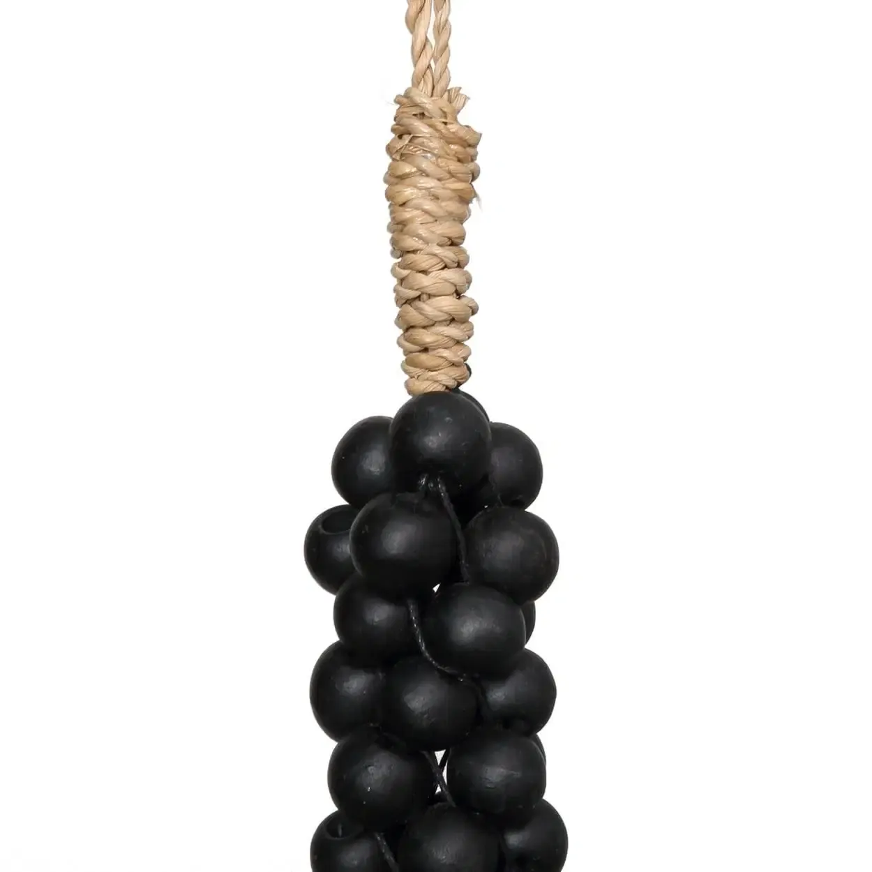 The Black Beads Cotton Tassel