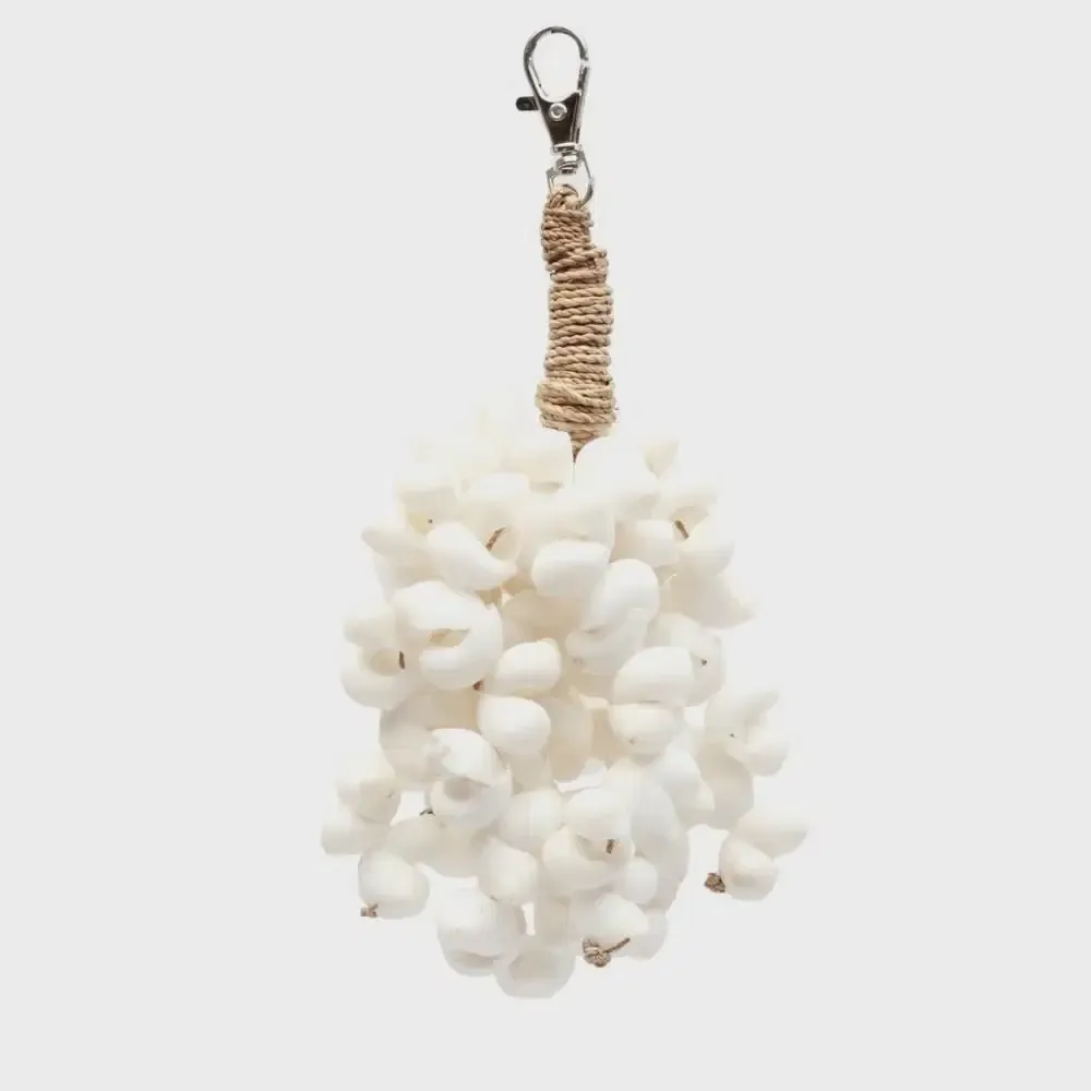 The Kai Shell Keychain - White