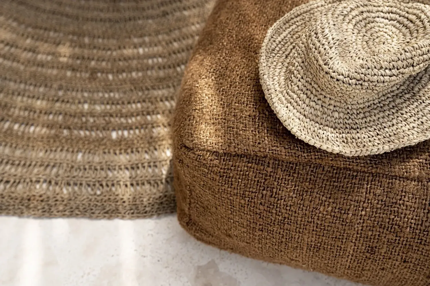 The Oh My Gee Pouffe - Brown