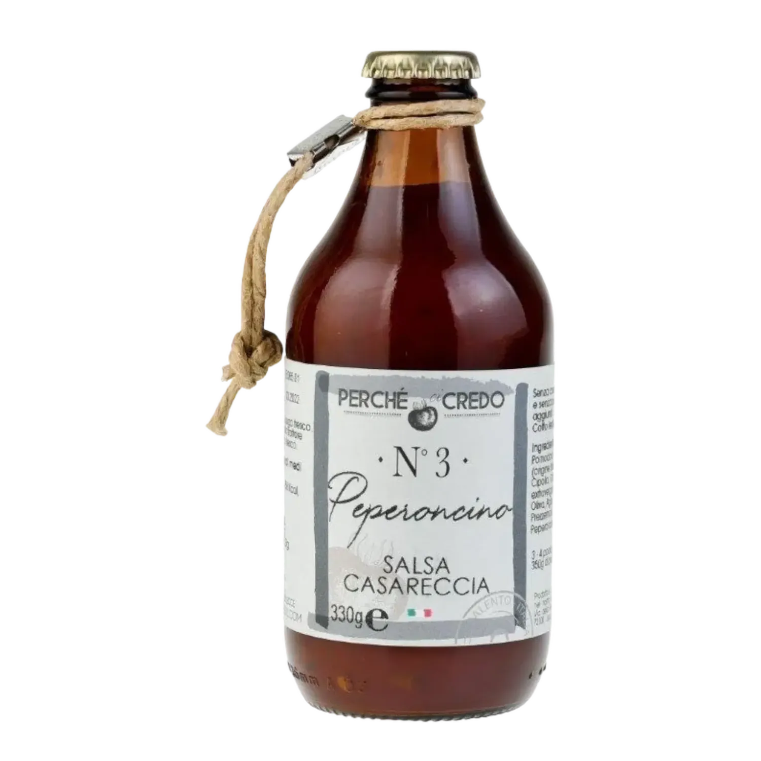 Perche Ci Credo tomatensaus N°3 chili/peperoncino 330g