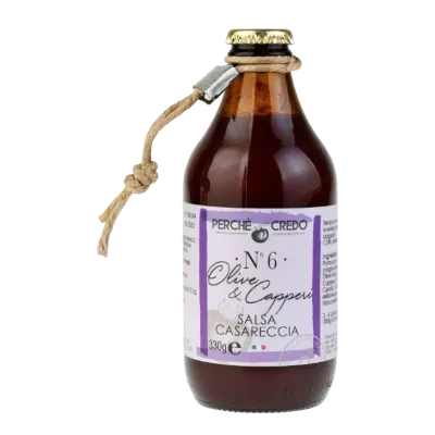 Perche Ci Credo tomatensaus N°6 olive &amp; capperi 330g
