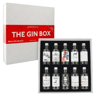 The Gin Box- World Tour Edition #2 10 x 5 cl 42° 0.5L
