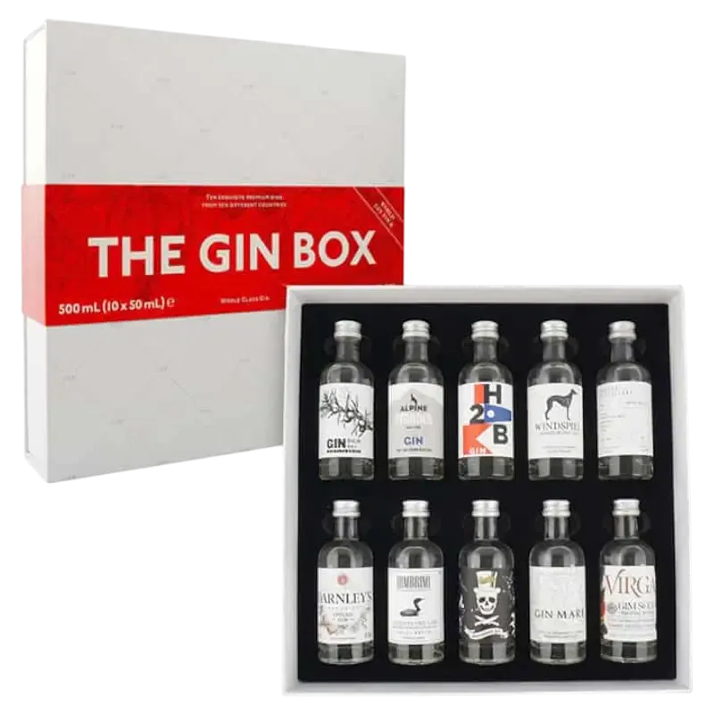 The Gin Box- World Tour Edition #2 10 x 5 cl 42° 0.5L
